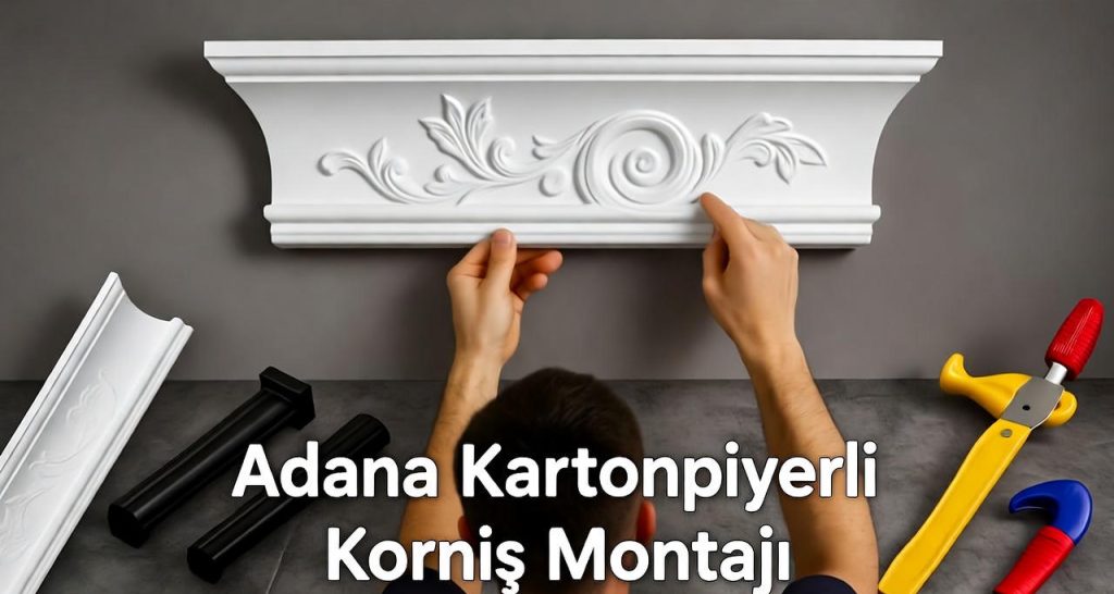Adana kartonpiyerli korniş montajı