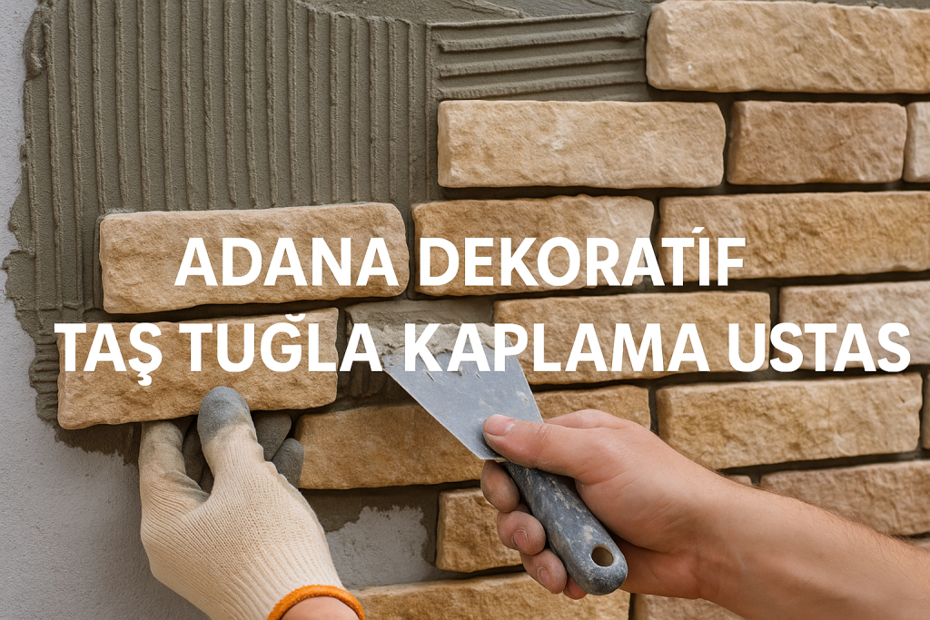 Adana Dekoratif taş tuğla kaplama ustası