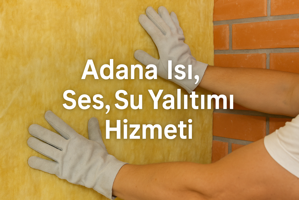 Adana Isı ses su yalıtımı hizmeti
