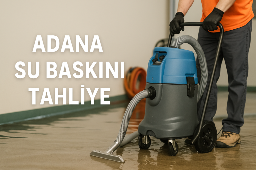 Adana Su Baskını Tahliye