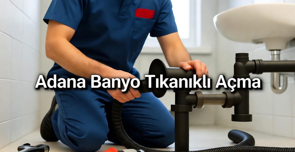 Adana banyo tıkanıklığı açma