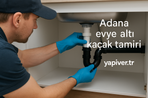 Adana evye altı kaçak tamiri