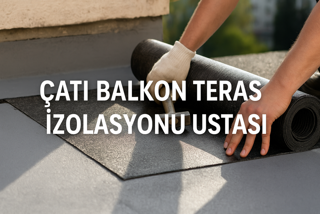 Çatı balkon teras izolasyonu ustası 