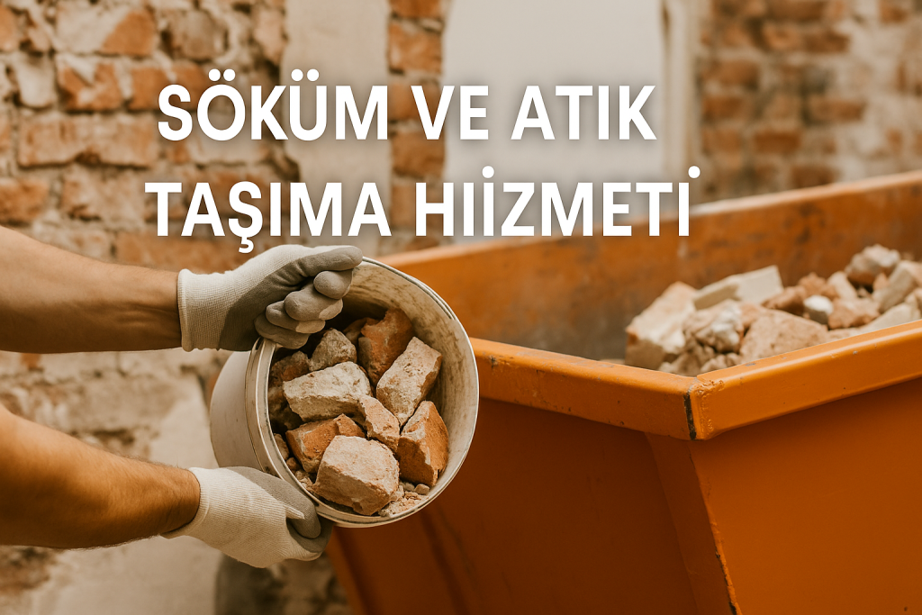Söküm ve atık taşıma hizmeti