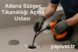 Adana süzgeç tıkanıklığı açma ustası